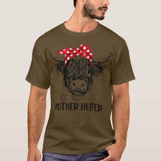 Camiseta Gracioso Día de la Madre de vaca de mamá agriculto