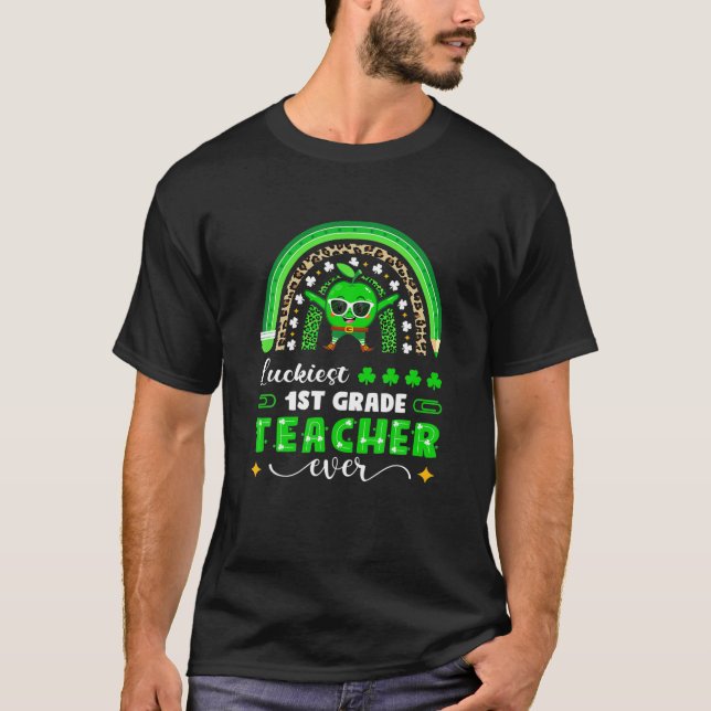Camiseta Gracioso Día De Maestros De Primer Grado De La His (Anverso)