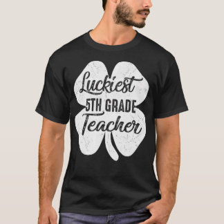 Camiseta Gracioso día de San Patricio, profesor de quinto g