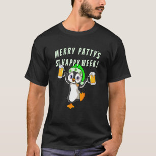 Camiseta Gracioso Día de Santa Patrocinadores Fiesta Pengui