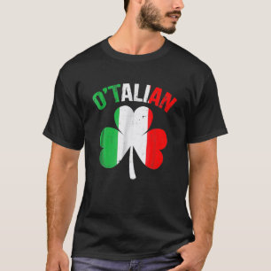 Camiseta Gracioso Día de Sta Patrones Italiano Irlandés Ota
