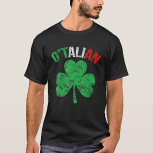 Camiseta Gracioso Día de Sta Patrones Italiano Irlandés Ota