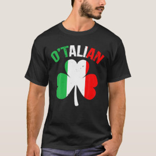Camiseta Gracioso Día de Sta Patrones Italiano Irlandés Ota