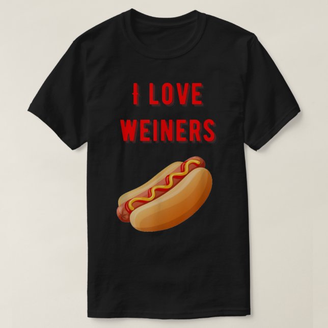 Camiseta Gracioso Día del Perro Caliente Weiner Lover Ketch (Diseño del anverso)
