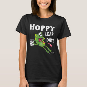 Camiseta Gracioso Día del Salto de Adormidera de Rana 29 de
