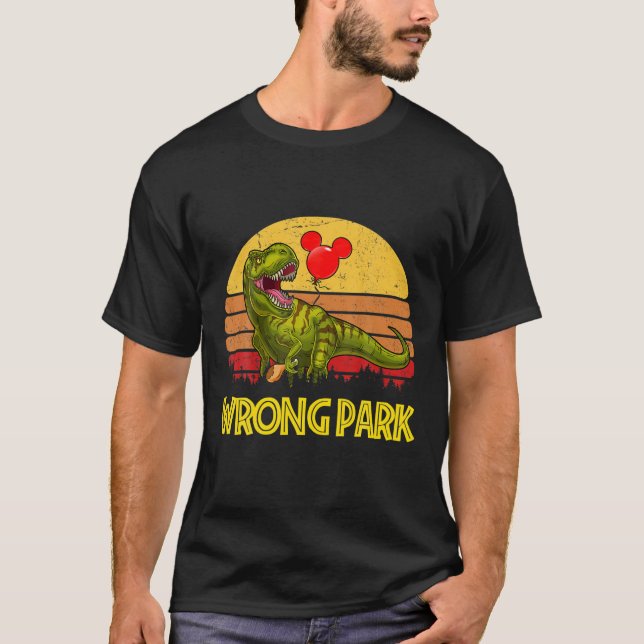 Camiseta Gracioso dinosaurio lindo error Tyrannosaurus Park (Anverso)