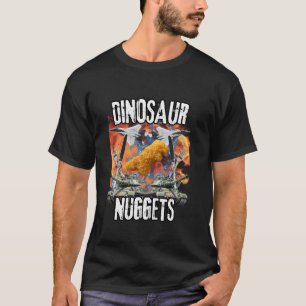Camiseta Gracioso dinosaurio pollo nugget Bootleg Hardcore