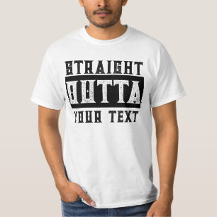 Camiseta Gracioso 'Directamente Fuera De Tu Texto' Parodia 