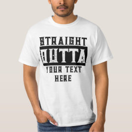 Camiseta Gracioso 'Directamente Fuera De Tu Texto' Parodia