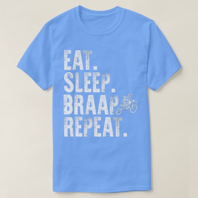 Camiseta Gracioso Dirtbike Art Para Hombres Niños Motocicle (Diseño del anverso)