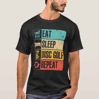 Camiseta Gracioso Disco Golf Art Para Hombres Mujeres Disco