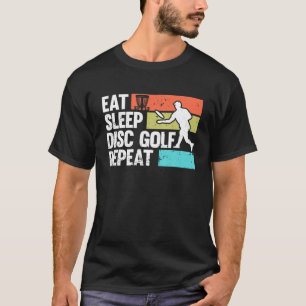 Camiseta Gracioso Disco Golf Art Para Hombres Mujeres Disco