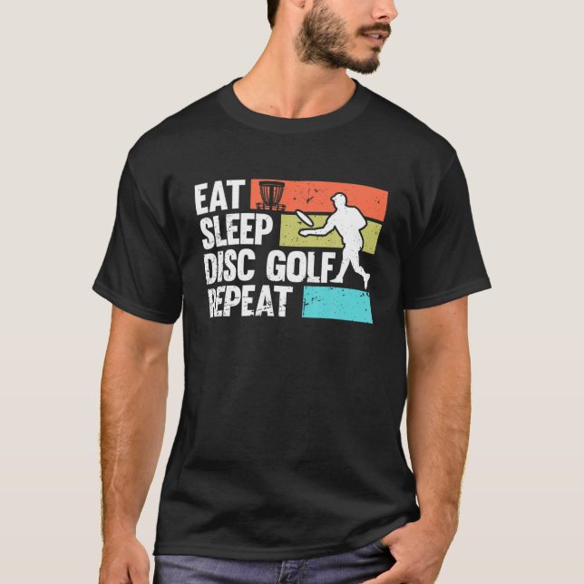 Camiseta Gracioso Disco Golf Art Para Hombres Mujeres Disco (Anverso)