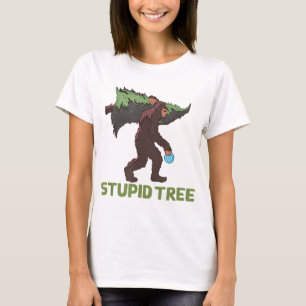 Camiseta Gracioso disco Golfing Bigfoot Disk Golf Stupid Tr