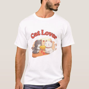 Camiseta Gracioso diseño a la moda del humor del gato Perso