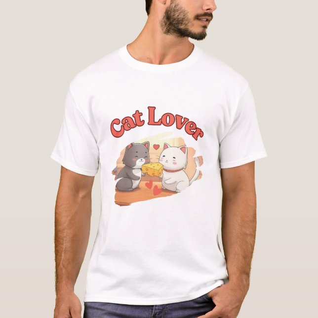Camiseta Gracioso diseño a la moda del humor del gato Perso (Anverso)