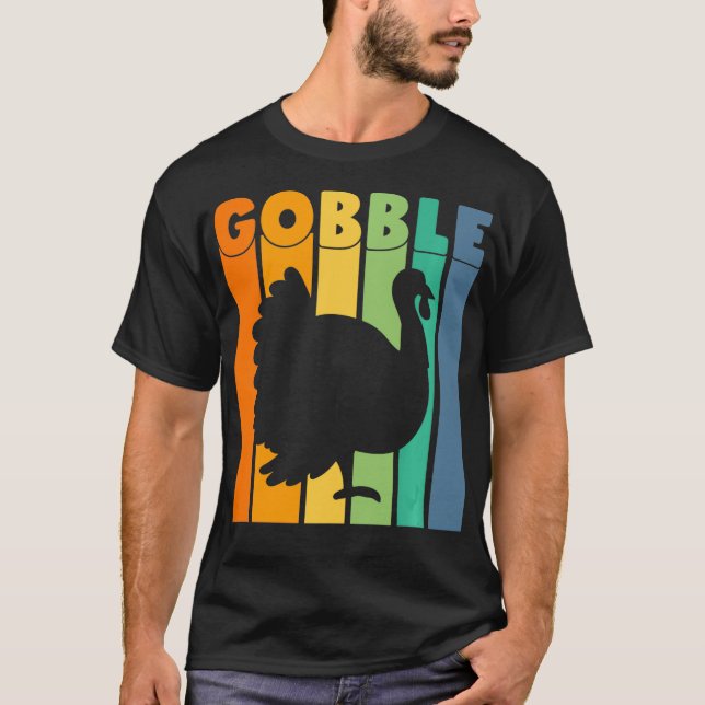 Camiseta Gracioso diseño de Acción de Gracias Turquía para  (Anverso)