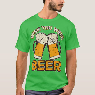 Camiseta Gracioso Diseño De Bebida Desearía De Ser Venado D