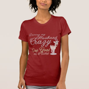 Camiseta Gracioso Diseño de Cabra