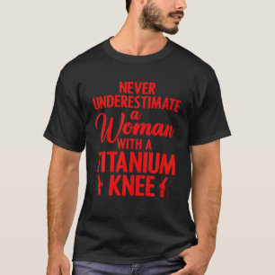 Camiseta Gracioso Diseño De Cirugía De Titanium Knee Para M