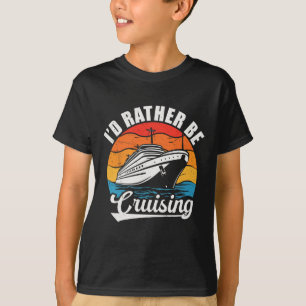 Camiseta Gracioso diseño de crucero familiar para hombres m