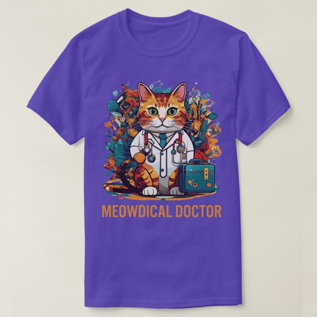 Camiseta Gracioso diseño de enfermería médica para Médicas  (Diseño del anverso)