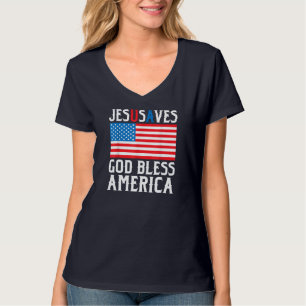 Camiseta Gracioso diseño de Jesucristo Jesucristo salvó a E