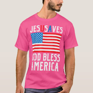 Camiseta Gracioso Diseño De Jesucristo Jesús Salva A Los Ee