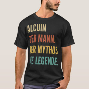 Camiseta Gracioso Diseño de Nombre Alemán - Alcuin