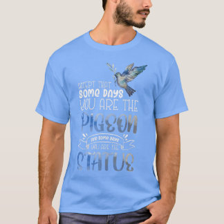 Camiseta Gracioso diseño de palomas de pecho para amantes d