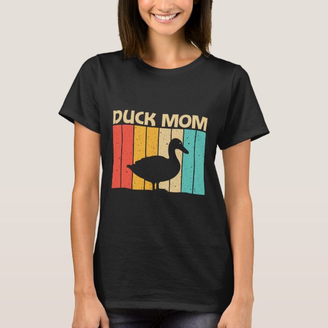 Camiseta Gracioso Diseño De Pato Para Mamá Madre Agricultor (Anverso)