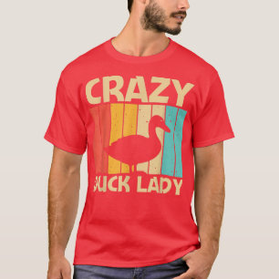 Camiseta Gracioso Diseño De Pato Para Mujeres Chicas Caza D