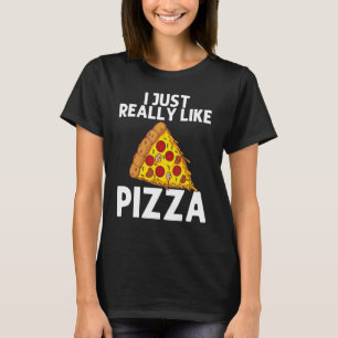 Camiseta Gracioso Diseño De Pizza Slice Para Hombres Mujere