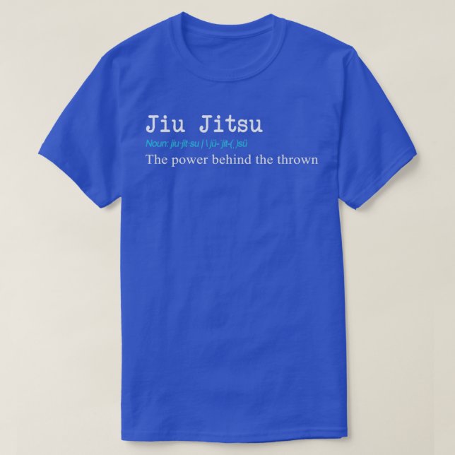 Camiseta Gracioso diseño de regalo de definición de Jiu Jit (Diseño del anverso)