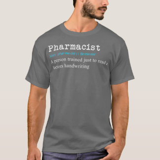 Camiseta Gracioso diseño de regalo de definición farmacéuti