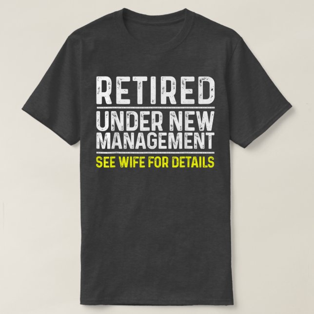 Camiseta Gracioso diseño de retiro Hombres Papá Retirador (Diseño del anverso)