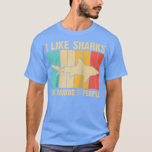 Camiseta Gracioso Diseño De Tiburón Para Niños Hombres Muje