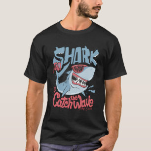 Camiseta Gracioso Diseño De Tiburones Surfistas Para El Gob