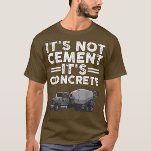 Camiseta Gracioso Diseño De Un Acabador De Hormigón Para Lo