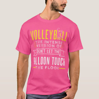 Camiseta Gracioso Diseño De Voleibol Para Jugador