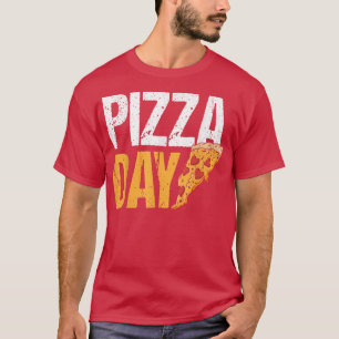 Camiseta Gracioso diseño del Día de la Pizza divertido aman