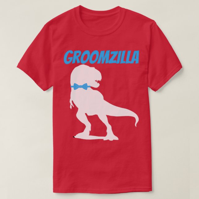Camiseta Gracioso diseño Groomzilla (Diseño del anverso)