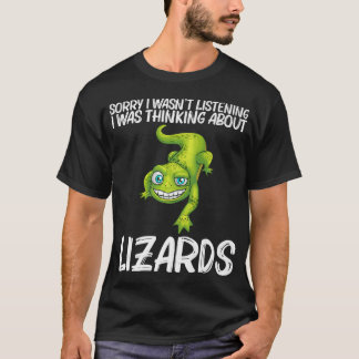 Camiseta Gracioso Diseño Lizard Lover Para Hombres Mujeres