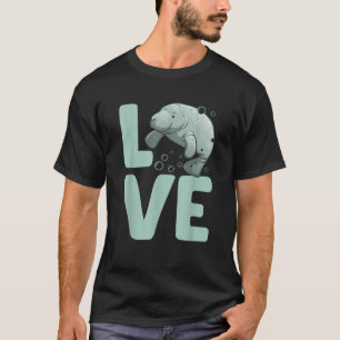 Camiseta Gracioso Diseño Manatee Para Hombres Mujeres Niños