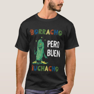 Camiseta Gracioso diseño mexicano de pollitas - Borracho pe