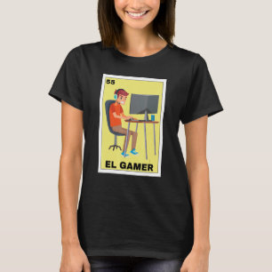 Camiseta Gracioso diseño mexicano para jugadores - El Gamer