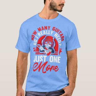 Camiseta Gracioso Diseño Musical Cuántos Guitars hay realme
