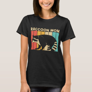 Camiseta Gracioso Diseño Raccoon Para Mamá Madre Raccoon Co