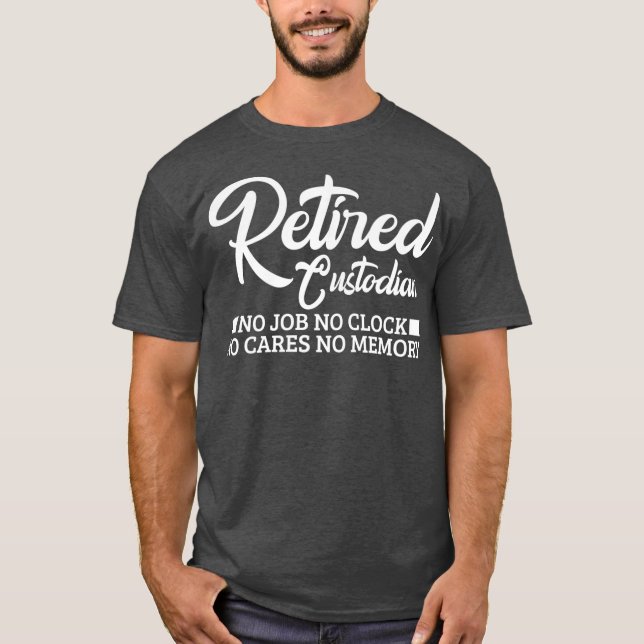 Camiseta Gracioso diseño retirado de regalo de retiro de cu (Anverso)