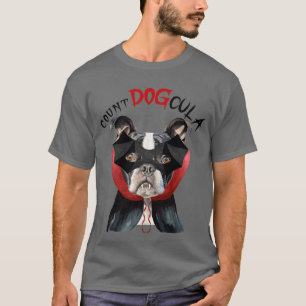 Camiseta Gracioso disfraz de Halloween con el vampiro del p